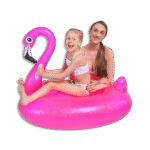 Jilong 110cmx90cm Mosaic Flamingo Float