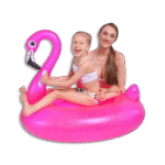Jilong 110cmx90cm Mosaic Flamingo Float