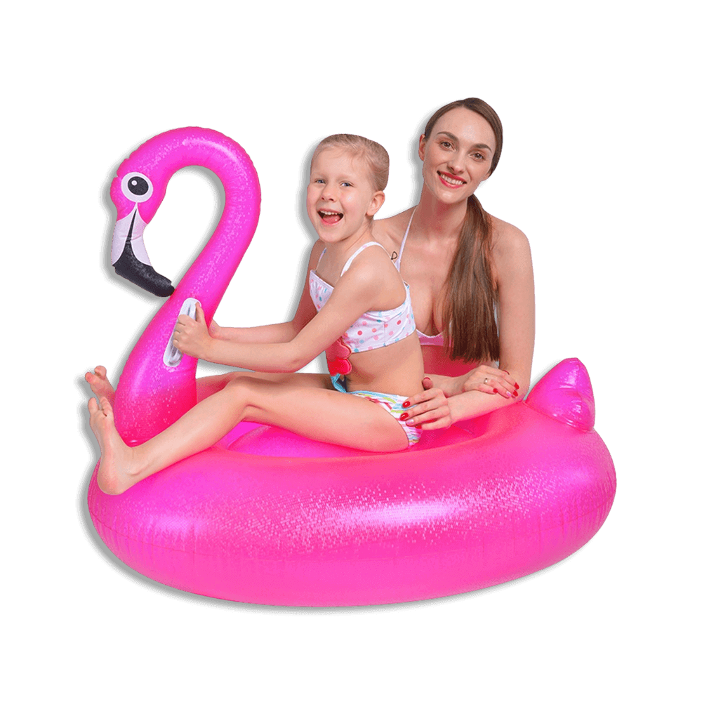 Jilong-110cmx90cm-Mosaic-Flamingo-Float-1
