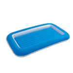 Jilong 152cmx89cmx17.5cm Kids Blue Flocked Airbed