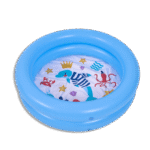 Jilong 76cmx20cm Blue Sea Animal 2 Ring Pool