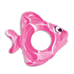 Jilong 79cmx71cm Pink Fish Ring