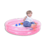 Jilong 95cmx20cm Pink Pool Set 2 Rings