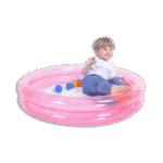 Jilong 95cmx20cm Pink Pool Set 2 Rings