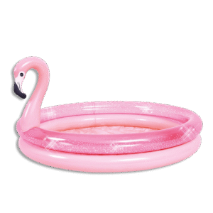 Jilong 99cmx50cm Glitter Flamingo 2 Ring Pool