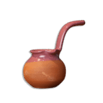 Turkish Pink Pottery Coffee Pot