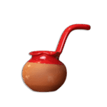 Turkish Red Pottery Coffee Pot