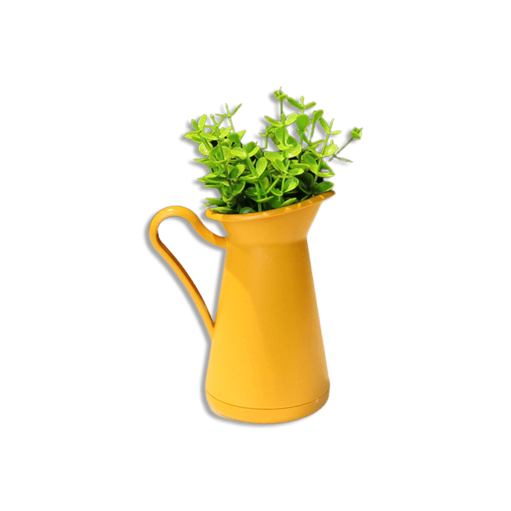 Eva colored jug shaped plastic plant pot (1)