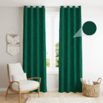 Green Velvet Curtain
