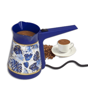 Herevin 350ml Dark Blue Designed Electrical Coffee Pot