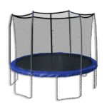 Outdoor 360cm Blue Trampoline with Enclosure Net