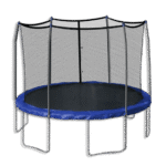 Outdoor 360cm Blue Trampoline with Enclosure Net