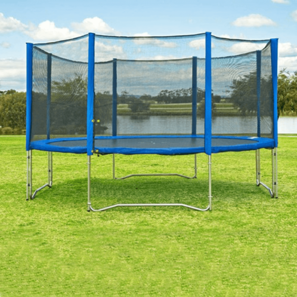 Outdoor 4.27m Blue Trampoline 2