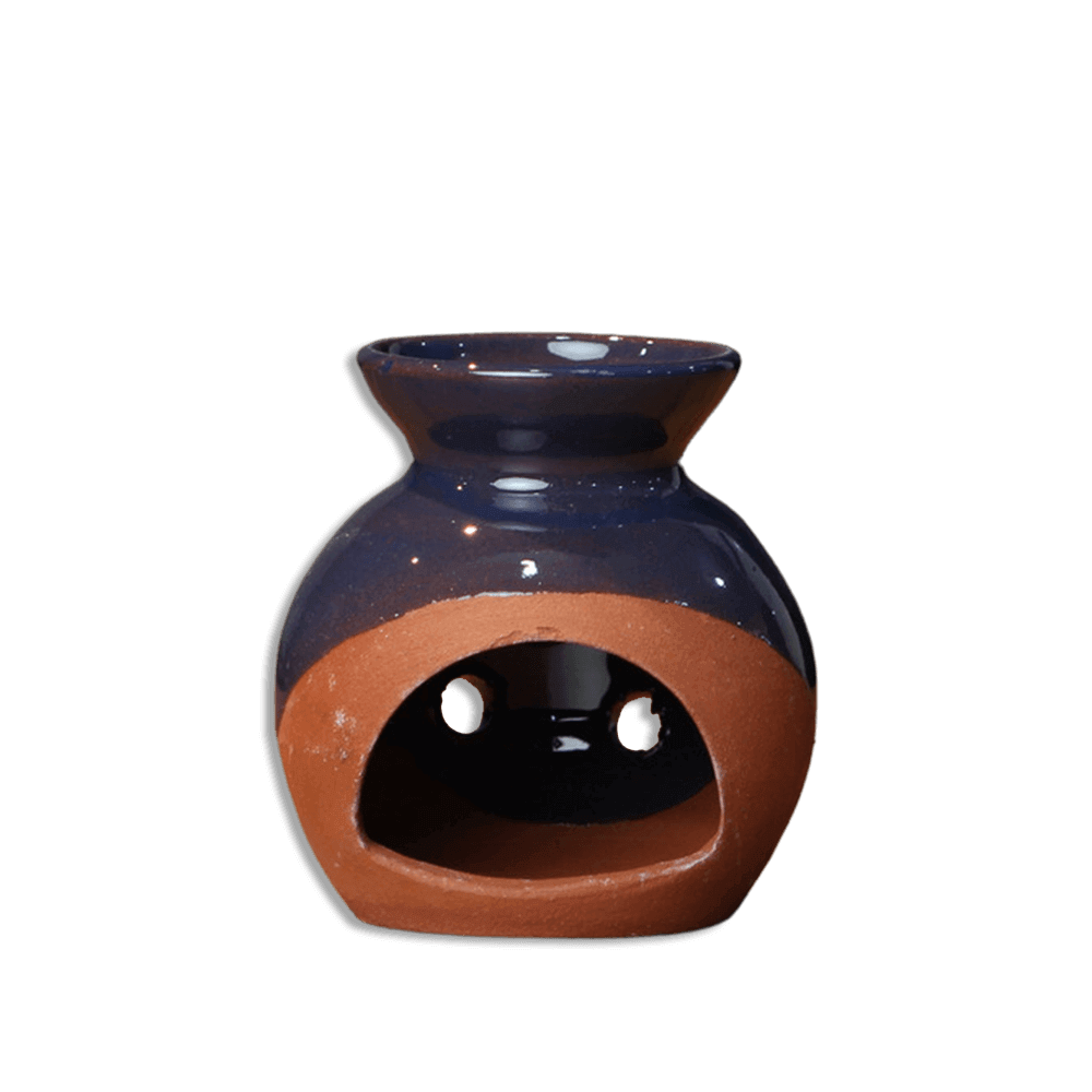 Pottery Dark Blue Censer