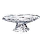 Bohemia Crystal Facet 32cm Footed Plate