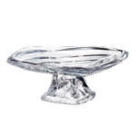 Bohemia Crystal Facet 32cm Footed Plate