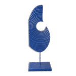 Dark Blue Resin Decor