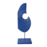 Dark Blue Resin Decor