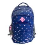 Exsport Flamingo Girls School Backpack 3 Zippers Printed Design