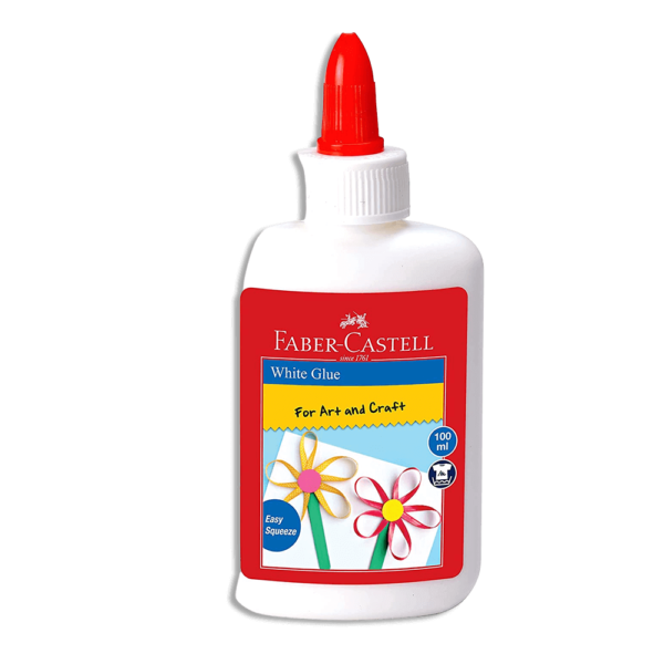 Faber Castell 100ml White Glue Bottle