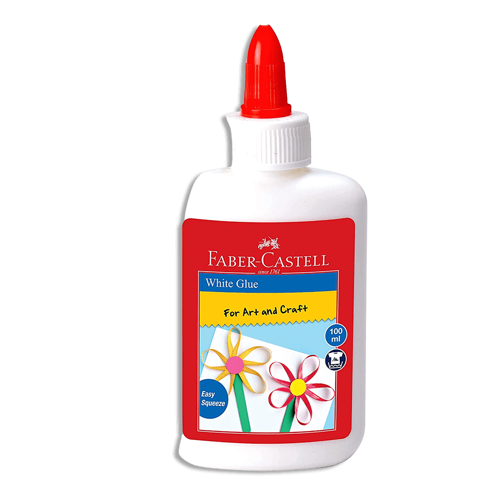Faber Castell 100ml White Glue Bottle