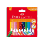 Faber Castell 12 Wax Crayons