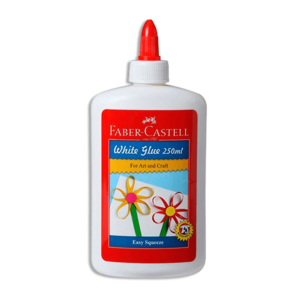 Faber Castell 250ml White Glue Bottle