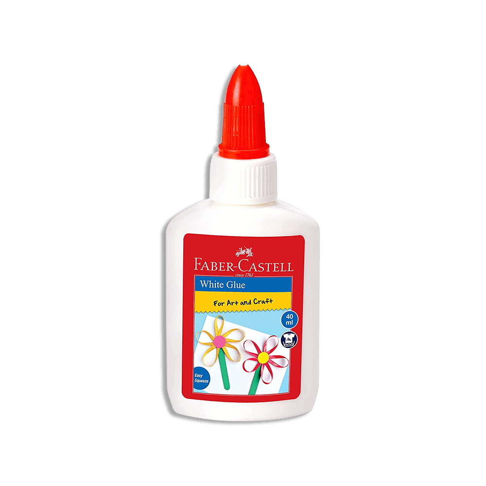 Faber Castell 40ml White Glue Bottle