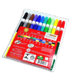 Faber Castell Color Markers Bicolour Pens Wallet of 12