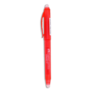Faber-Castell Erasable Ball Point Pen Red Ink Smooth Writing