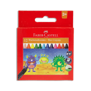 Faber Castell Wax Cryons 12 Color