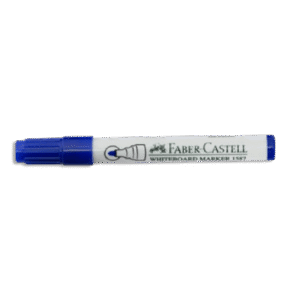Faber-Castell Whiteboard Marker Blue Bullet Tip Dry Erase Pen