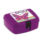 Herevin Purple Butterfly Lunch Box