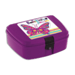 Herevin Purple Butterfly Lunch Box