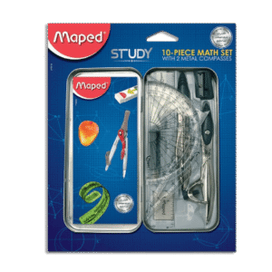 Maped Metal Geometric Math Set In Blister