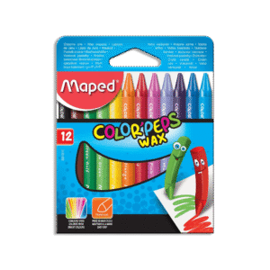 Maped Wax Crayons 12 Colors