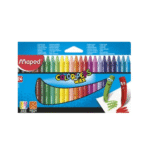 Maped Wax Crayons 24 Colors
