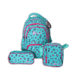 Pronto Blue Designed Bag Set of 3pcs