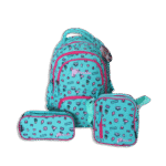 Pronto Blue Designed Bag Set of 3pcs