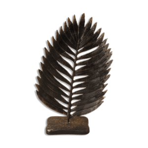 Resin 32cm Black Decor