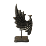 Resin 32cm Black Decor