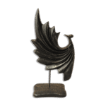 Resin 32cm Black Decor