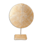 Silver Round Shaped Resin Decor