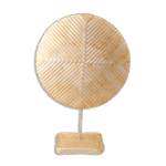 Silver Round Shaped Resin Decor