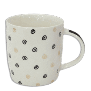 Beige & Balck Designed Mug