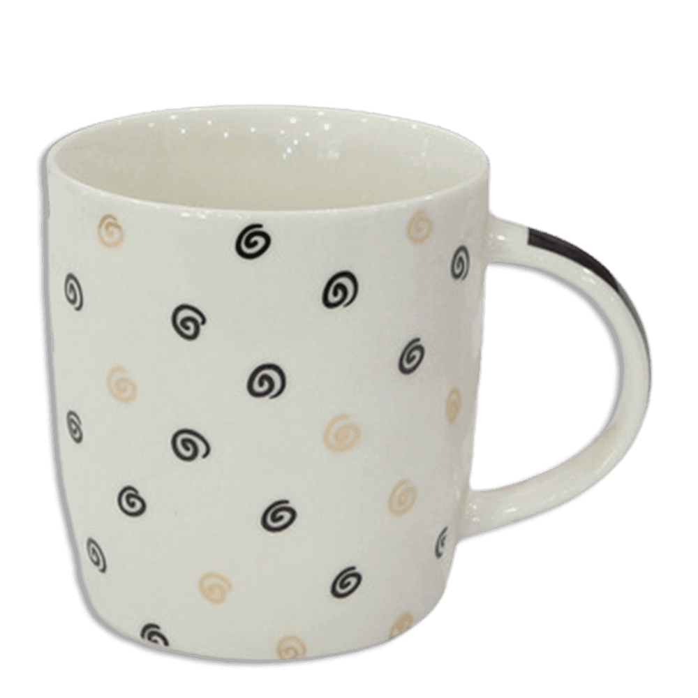 Beige & Balck Designed Mug