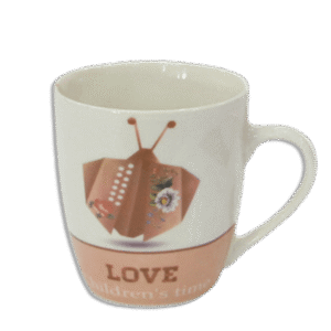 Beige Designed Mug