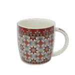 Blue & Brown Patterned Mug
