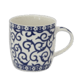Blue Designed Mug