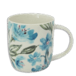 Blue Flowers Designed Mug